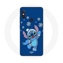 Coque pour Xiaomi Redmi Note 5 AI Dual Camera Stitch neige Noël bleu mėlyna