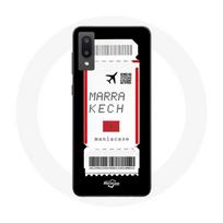 Dėklas Samsung Galaxy A02 Lėktuvo bilietas Marakešas Marokas