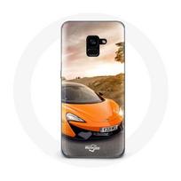 Coque pour Samsung Galaxy A8 Plus Formule 1 McLaren F1 Orange