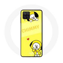 Coque pour Samsung Galaxy A12 BTS Bangtan BT21 Chimmy Jimin Fond Jaune