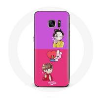 Coque pour Samsung Galaxy S6 BTS Bangtan BT21 Tata V Chimmy Jimin