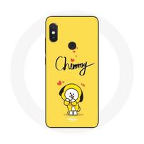Coque pour Xiaomi Redmi Note 5 Pro BTS Bangtan Garçons BT21 Chimmy Jimin Fond Jaune