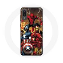 Coque pour Samsung Galaxy A02 Avengers invaders Anciens soldats
