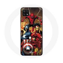Coque pour Samsung Galaxy A22 5G Avengers invaders Anciens soldats