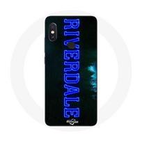 Coque pour Xiaomi Redmi Note 5 Pro Riverdale Série Logo bleu mėlyna