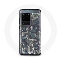 Coque pour Samsung Galaxy S20 Ultra Game of Thrones Saison 8 Le Trône de Fer Affiche Personnages Fon