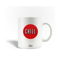 Keramikinis puodelis - MANIACASE - CHILL - Raudonas - 30cl - Tinka plauti indaplovėje raudona