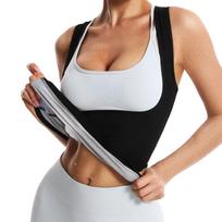 Waist Trainer Sweat Vest for Women Body Shaper Sauna Suit Workout Tank Top Shapewear Gym Exercise Shirts For Fat Burning Sweatshirt S sidabras