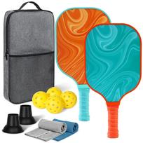 Glass Fiber Peak Racket Silicone Ball Picker Iced Towel Set Outdoor Sports Peak Racket