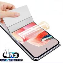 4 vnt. hidrogelio plėvelė, skirta Xiaomi Redmi Note 12 11 12s 10 10s 9 8 Pro 10C 12C Ekrano apsauga, skirta Redmi Note 12 Pro Plus 5G plėvelei Samsung Galaxy S24 Plus balta