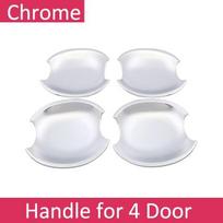 for Honda Civic 8 2006 2007 2008 2009 2010 2011 Luxurious Chrome Door Handle Cover Trim Catch Car Stickers Accessories Garnish Bowl 4 Door