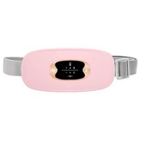 New Heart Warming Uterine Belt Massage Heating Vibration Waist Protector Wormwood Aunt Artifact Electric Heating Factory Direct 5 Warm palace belt pink