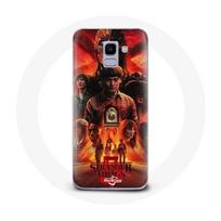 Coque pour Samsung Galaxy A6 2018 Stranger Things Affiche Saison 5 - Maniacase