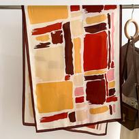 Fashion Scarves Satin Silk Scarf Long Lightweight Sunscreen Shawls Wraps for Women Hair Scarves 99x178cm orange