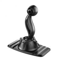 Universalus 17 mm rutulinis galvutės automobilio prietaisų skydelio lipduko pagrindas Automobilinis magnetinis gravitacinis mobiliojo telefono laikiklis Automobilio DVR GPS priedai 1 vnt. 1 piece black