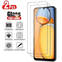 2 vnt. grūdintas stiklas, skirtas Xiaomi Redmi 13C ekrano apsaugai, viso dangčio apsauginis stiklas, skirtas Redmi 13C telefono apsaugai gryna