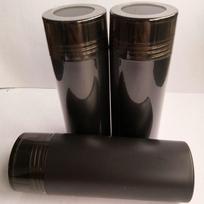 Talko pudros buteliukas-sietelis 80 ml nešiojamas tuščias talko pudros buteliukas gray