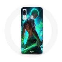 Coque Maniacase pour Samsung Galaxy A40 One piece Zoro 3D Manga anime Fanart