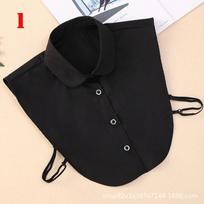 Solid Shirt Lace False Collar White & Black Blouse Vintage Detachable Collars Women Clothes Accessories Fashion New