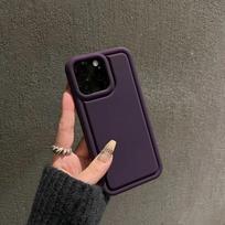 Solid Color Phone Case For iPhone 15 Pro Max Case iPhone 11 12 13 14 Pro Max XR XS X SE 7 8 Plus Mini Silicone Soft Matte Cover For iPhone 14 Pro black