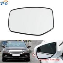 ZUK Left Right Auto Heated Outer Rearview Side Mirror Glass Lens For HONDA ACCORD 2014 2015 2016 2017 2018 CR1 CR2 CR4 CR6 Left Side