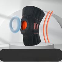 Anti-Slip Sports Kneecaps Shock Absorption Stable Patella Open Jump Rope Knee Pad Support Bar Protective Gear With anti-slip strips