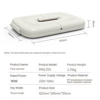 Žiemos buitinis sulankstomas kojų šildytuvas biuro šildymo padas Išmanus grafeninis elektrinis šildytuvas 425 * 290 * 50 mm white