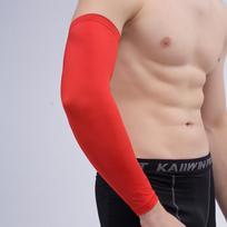 Sun Protection Basketball Brace Elastic Knee Pad Protective Gear Volleyball Running Jogging Support Compression Arm Guard Sleeve M brown