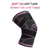 1 vnt. Unisex sportinės kelio pagalvėlės, suspaudimo sąnarių palengvinimas, artritas, bėgimas, fitnesas, elastinis tvarstis Kelių pagalvėlės krepšinio tinklinis S black