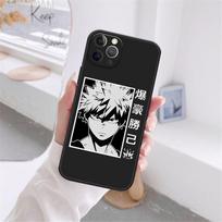 My Hero Academia Case for iPhone 12 Mini 11 Pro 7 8  Plus SE 2020 X XS Max Xr Boku No Hero Academia Black Case iPhone 7 8 SE2