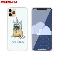 Minkštas silikoninis dėklas iPhone 13 11 12 Pro X XS Max XR 6 6S 7 8 Plus SE Mini Dangtelis Mielas mopsų šuo iphone 6 6s plus gray