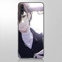 Anime Bungou Stray Dogs Dazai Osamu Dėklas, skirtas Samsung Galaxy A01 Core A03S A10 A20E A21 A30 A40 A42 A82 A90 A6 A7 A9 A8 + A5 2017 m. Samsung A01 gray