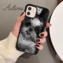 Animacinis Ši Cu šuns telefono dėklas iPhone 11 12 13 14 Pro Max mini X XR XS SE 2020 6S 7 8 Plus Samsung Galaxy S21 S22 korpusas iPhone 5 5s SE