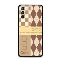 for Samsung s20 fe Case Galaxy s21 ultra s22 s10 s20 s9 s8 plus s22ultra Note 20ultra 10plus Funda Luxury Nice Design Pattern Samsung S22 5G beige