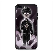Mob Psycho 100 Anime Cover Case Minkštas TPU, skirtas iPhone X 11 Pro Max XS Max XR 6 7 8 Plus 5 5S Telefono dėklai TeleFoonhoesjes Etui Capa iPhone 11promax red