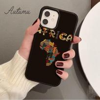 AFRICA MAP Phone Case for iPhone 11 12 13 14 Pro Max mini X XR XS SE 2020 5s 6 6S 7 8 Plus Samsung Galaxy S21 S22 plus shell iPhone 5 5s SE