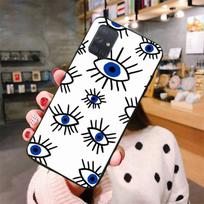 Eye Phone Case For Samsung Note 8 9 10 20 Case For Note10Pro 10lite 20ultra M20 M31 Funda Case Note10lite black