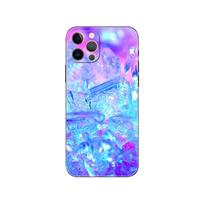 Colourful polygonal diamonds phone case for iphone 5 5s se 6 6s 7 8 plus x 10 XR XS 11 12 13 mini pro MAX black tpu back cover iphone 13pro MAX pink