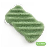 1/12Pcs 6 Colors Hemisphere Natural Konjac Sponge Cosmetic Puff Face Cleaning Sponge Face Washing Flutter Makeup Tools