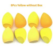 4/8pcs Soft Foundation Sponges Powder Puff Makeup Sponge Blender Beauty Egg Cosmetic Puff Women Make Up Accessories Beauty Tools CHINA yellow