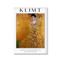 Famous Gustav Klimt Danae Canvas Painting Posters And Prints Quadros Wall Pictures For Living Room Home Wall Decoration Cuadros 21x30cm No Framed orange