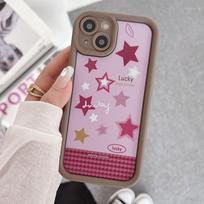 Silicone Case for Xiaomi Redmi Note 13 12 11 10 Samsung A54 A24 A14 Oppo A78 A58 A38 Tecno Spark 10C Funda Lucky Stars Cute Cover Soft TPU Bumper Infinix Hot 10