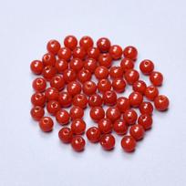 Apvalūs laisvi karoliukai natūralaus akmens karoliukai raudono karneolio agato 60/50/40 vnt apyrankės 4/6/8 mm papuošalams pasidaryk pats 4mm raudona