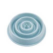 Pet Slow Food Bowl Anti-choking Feeder Plastic Dog Food Bowls Home Dogs Slower Eating Plate Cat Puppy Anti-gulping Feeding Dish white