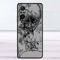 Dėklas, skirtas Xiaomi Redmi Note 11 9S 10 9 8 7 9A 9C 9i K40 8T 10C 9T K50 silikoninis telefono apvalkalas grandininis pjūklas Man Cool Redmi Note 11 gray