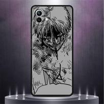 Dėklas skirtas Xiaomi Mi Poco X3 X4 NFC M3 Mi 11 11T 10 T 9T 12 9 10T Lite silikonas Atgal Telefono dangtelis Grandininis pjūklas Man Cool Xiaomi Poco X3 gray