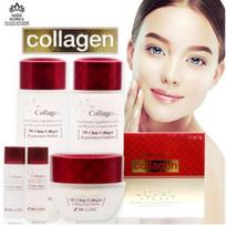 3W CLINIC Kolageno odos priežiūros 3 rinkinys (Tonikas + emulsija + kremas) 1 PCS