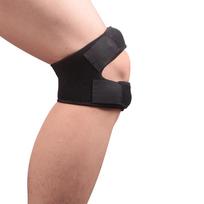 1PC Professional Adjustable Patella Sports Knee Pads Black Damping Pressurize Leg Protector Gym Training Shin Guard Kneecap black