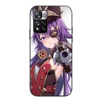 Chevreuse Genshin Impact Case for Xiaomi Redmi 10 10C 12C 9 Prime 9C 9A 12 10A 9T K40 Pro Black Soft TPU Mobile Phone Bag Cover Redmi 9 black