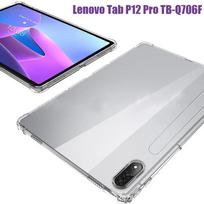 Minkštas Skaidrus Apsauginis Dėklas LENOVO Planšetiniam Kompiuteriui Tab P12 Pro TB-Q706F Q706N 12.6 colio TPU Silikoninis Želė Apsauginis Dangtelis Tab P12 Pro gryna
